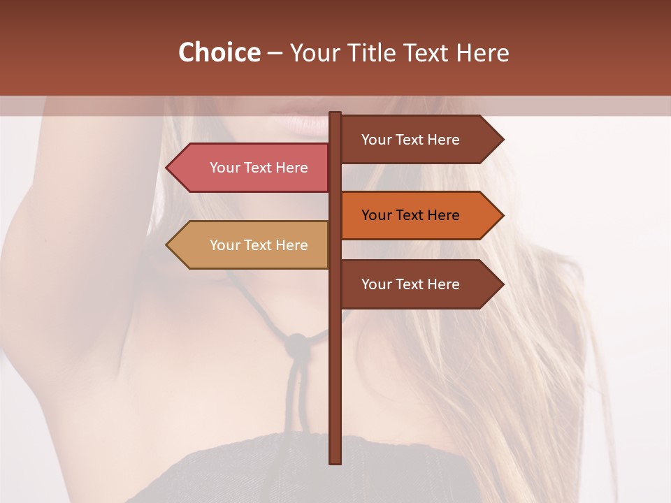 Western Blond Lifestyle PowerPoint Template