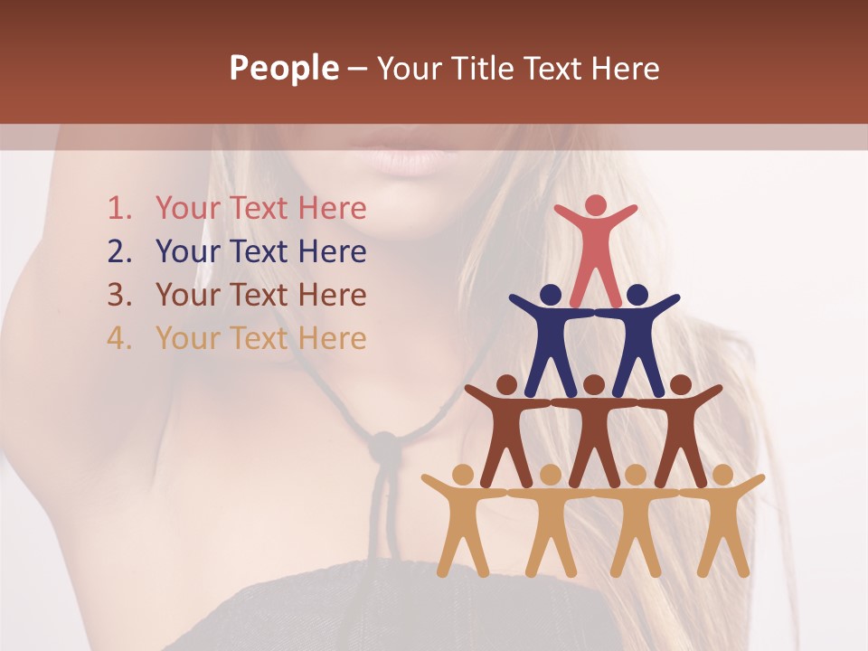 Western Blond Lifestyle PowerPoint Template