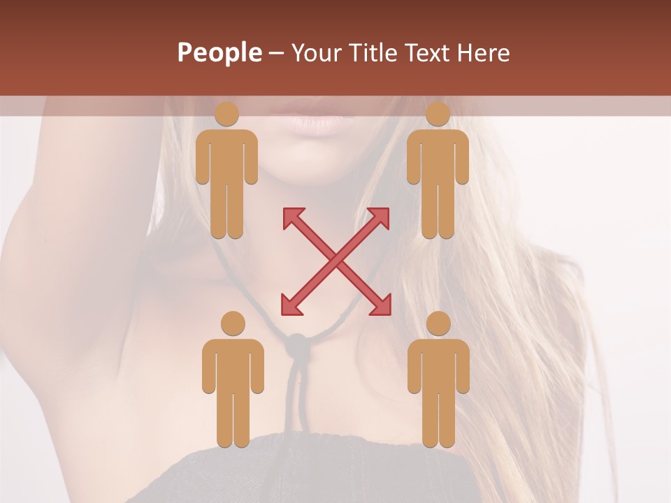 Western Blond Lifestyle PowerPoint Template