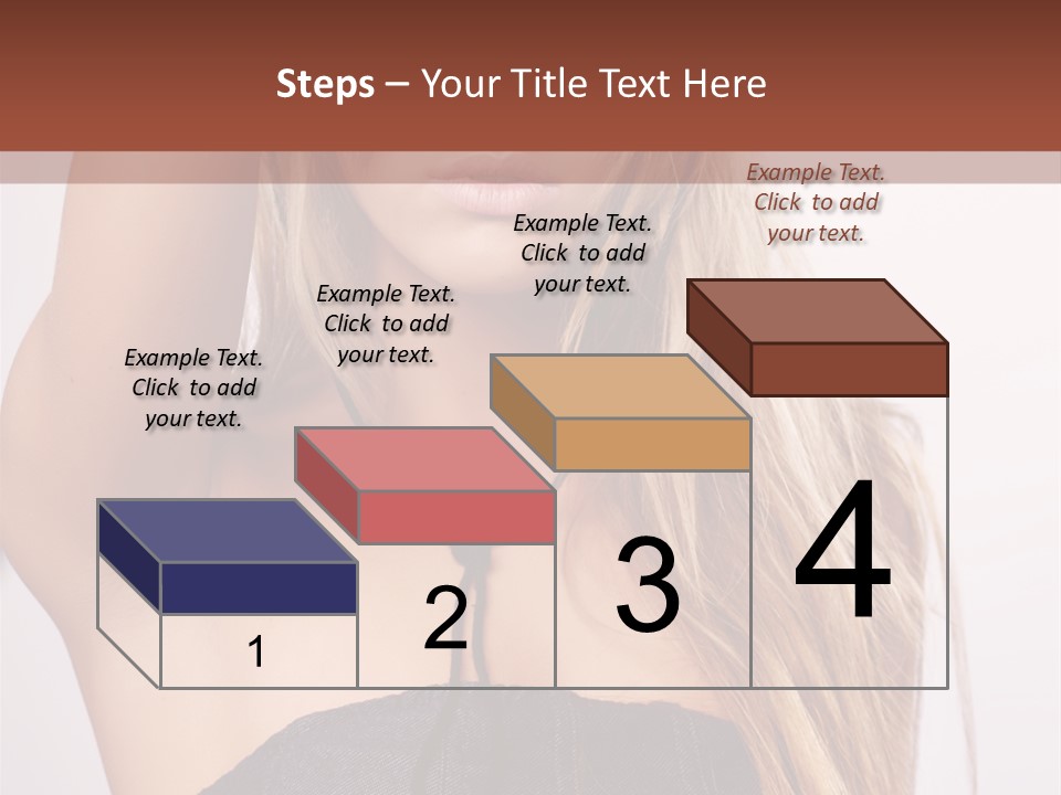 Western Blond Lifestyle PowerPoint Template