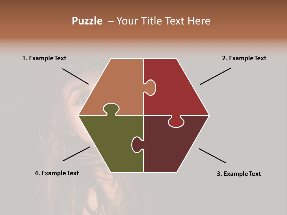 Posing Cowboy Fashion PowerPoint Template