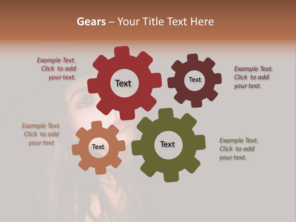 Posing Cowboy Fashion PowerPoint Template