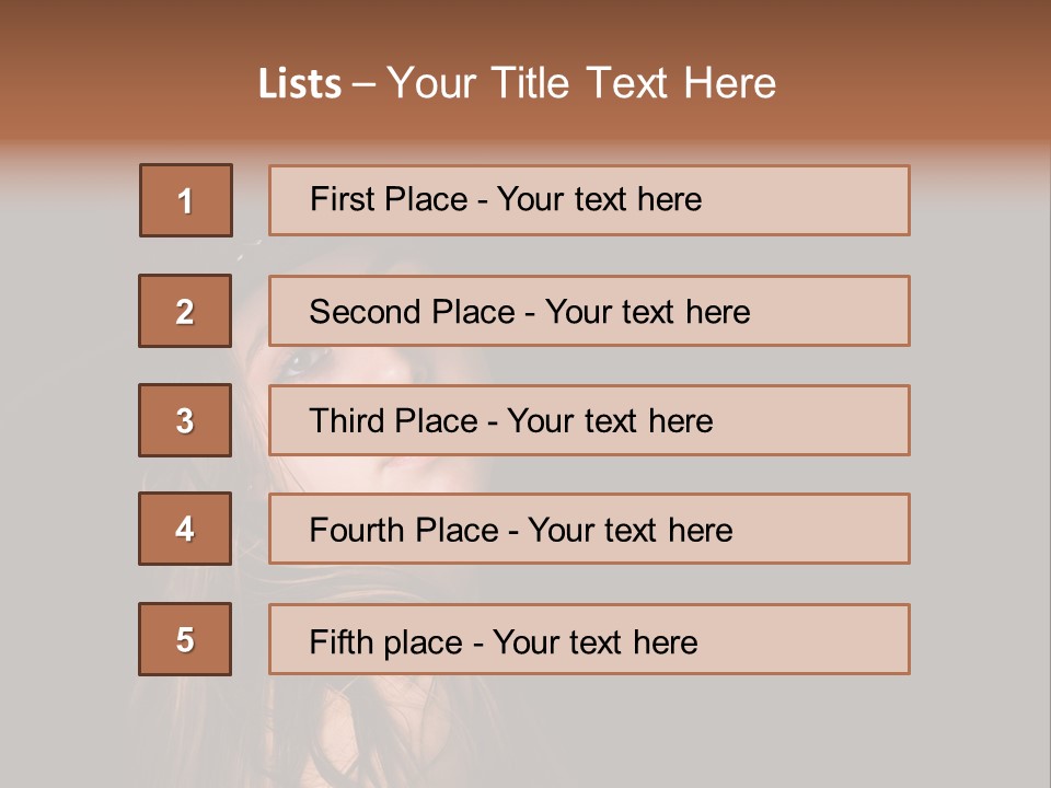 Posing Cowboy Fashion PowerPoint Template