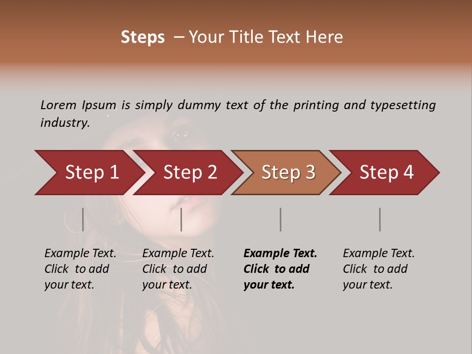 Posing Cowboy Fashion PowerPoint Template