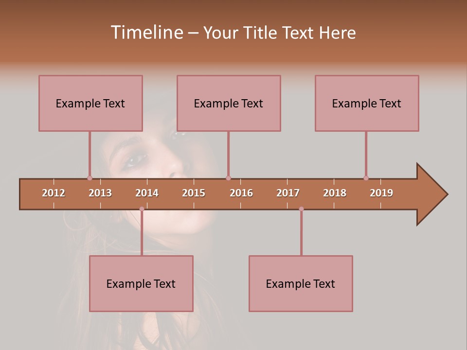 Posing Cowboy Fashion PowerPoint Template