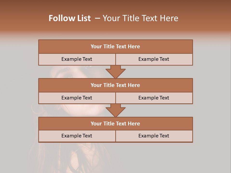 Posing Cowboy Fashion PowerPoint Template