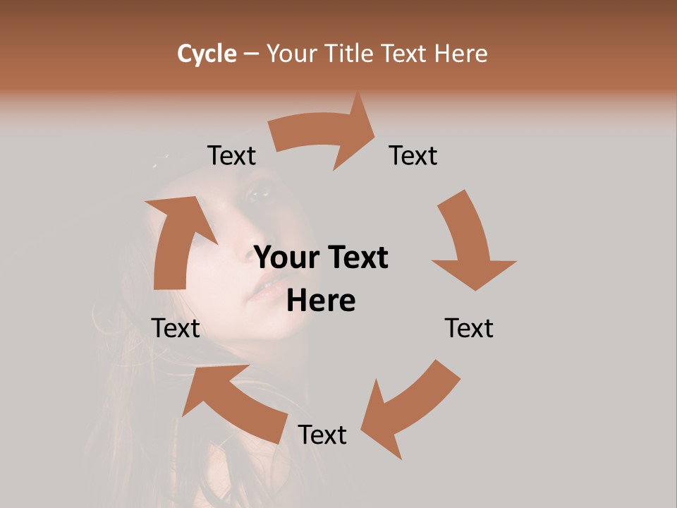 Posing Cowboy Fashion PowerPoint Template