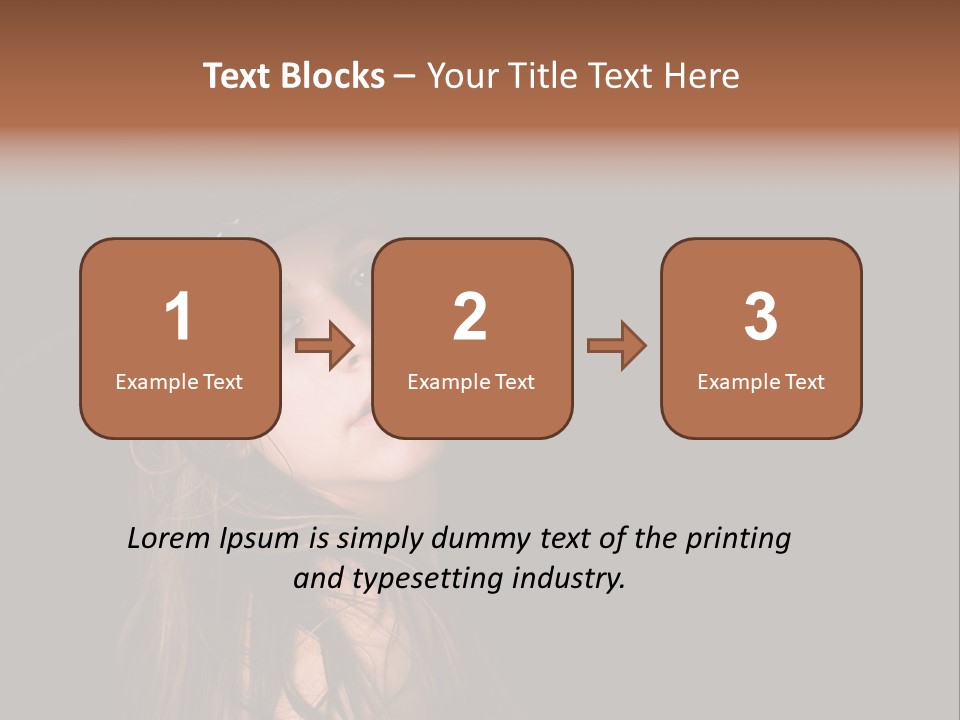 Posing Cowboy Fashion PowerPoint Template