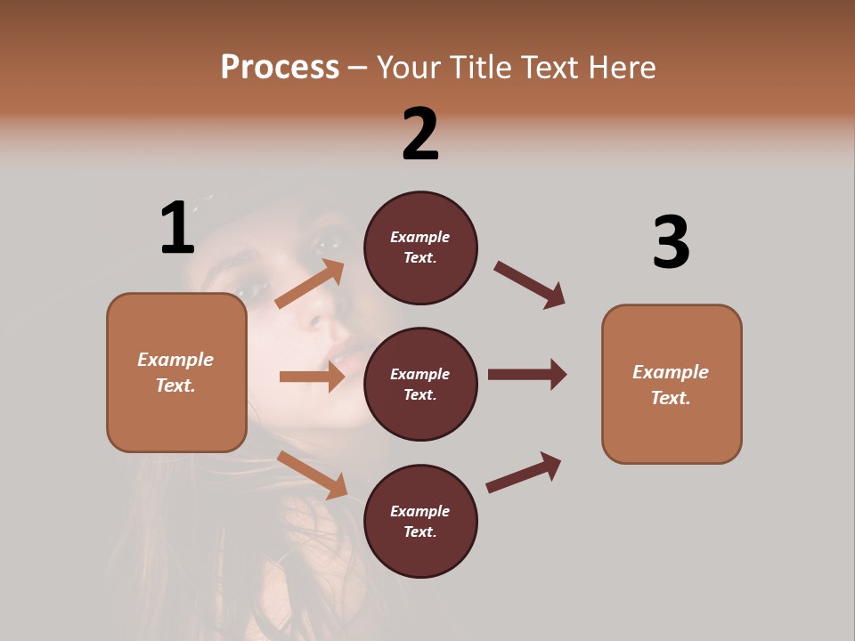 Posing Cowboy Fashion PowerPoint Template