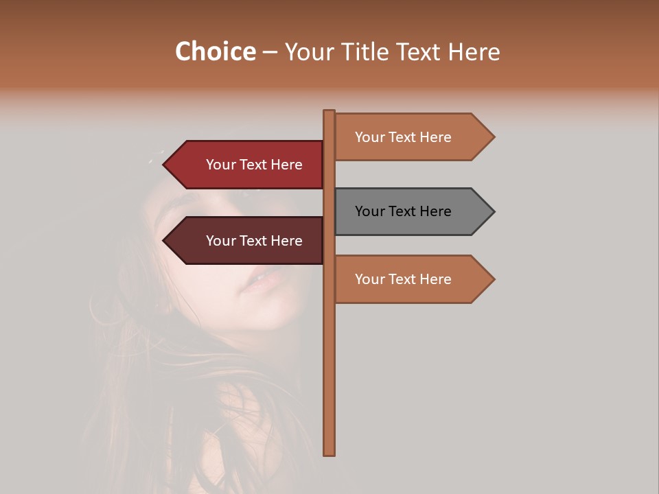 Posing Cowboy Fashion PowerPoint Template