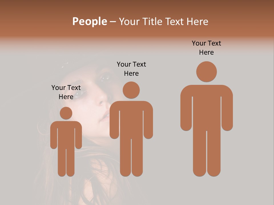 Posing Cowboy Fashion PowerPoint Template