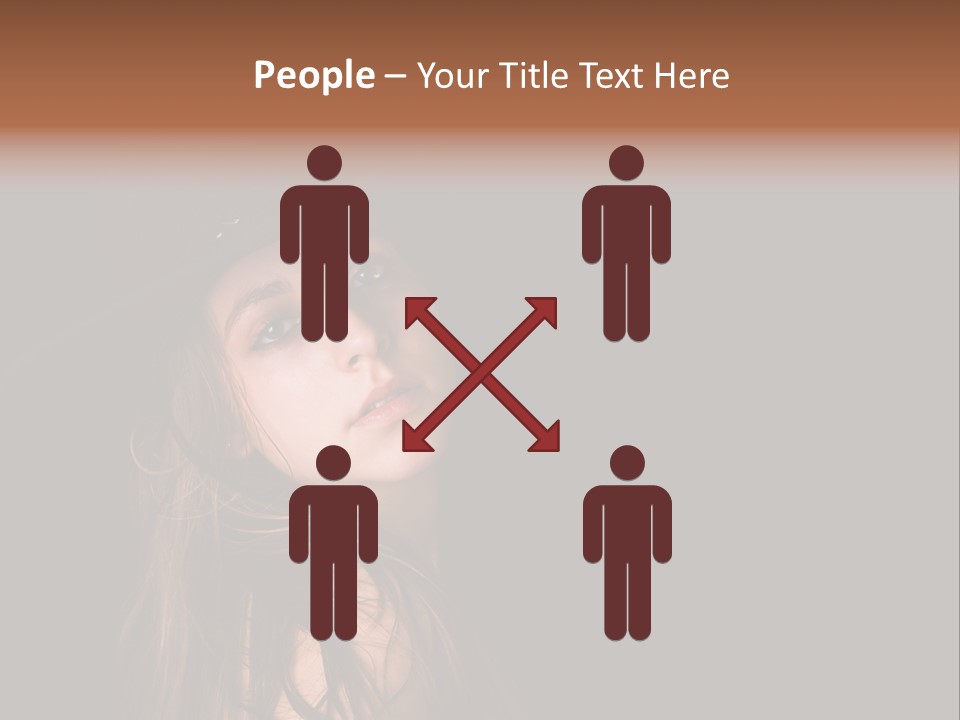 Posing Cowboy Fashion PowerPoint Template