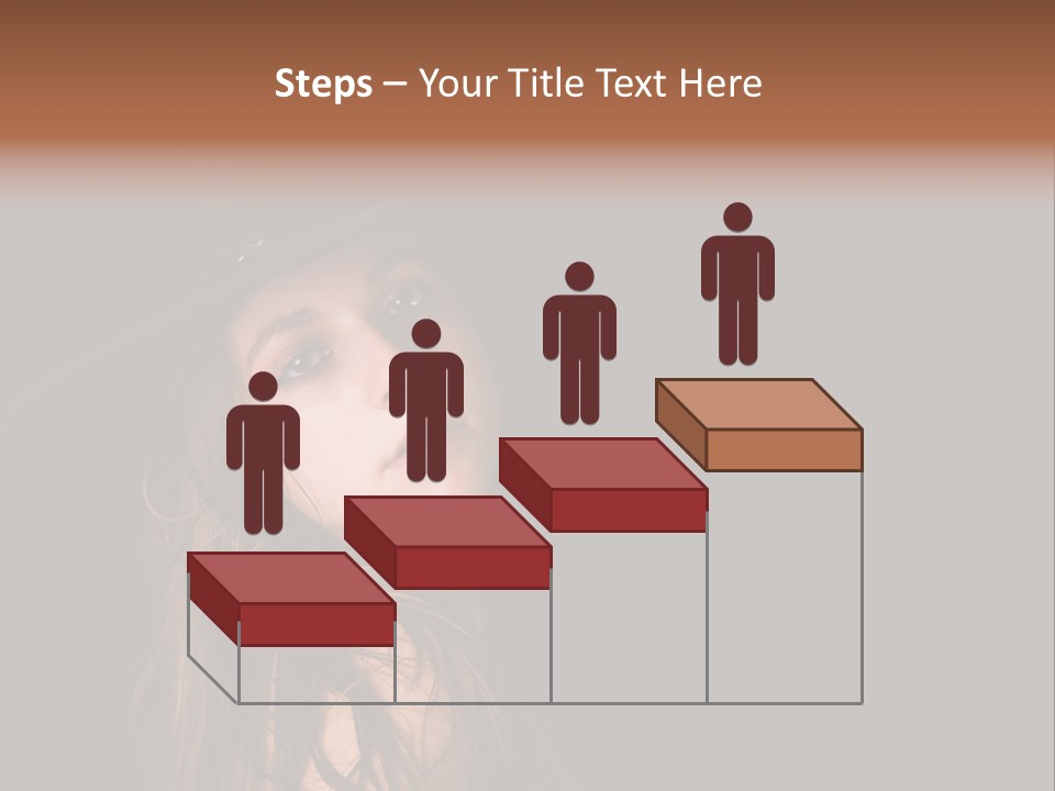 Posing Cowboy Fashion PowerPoint Template