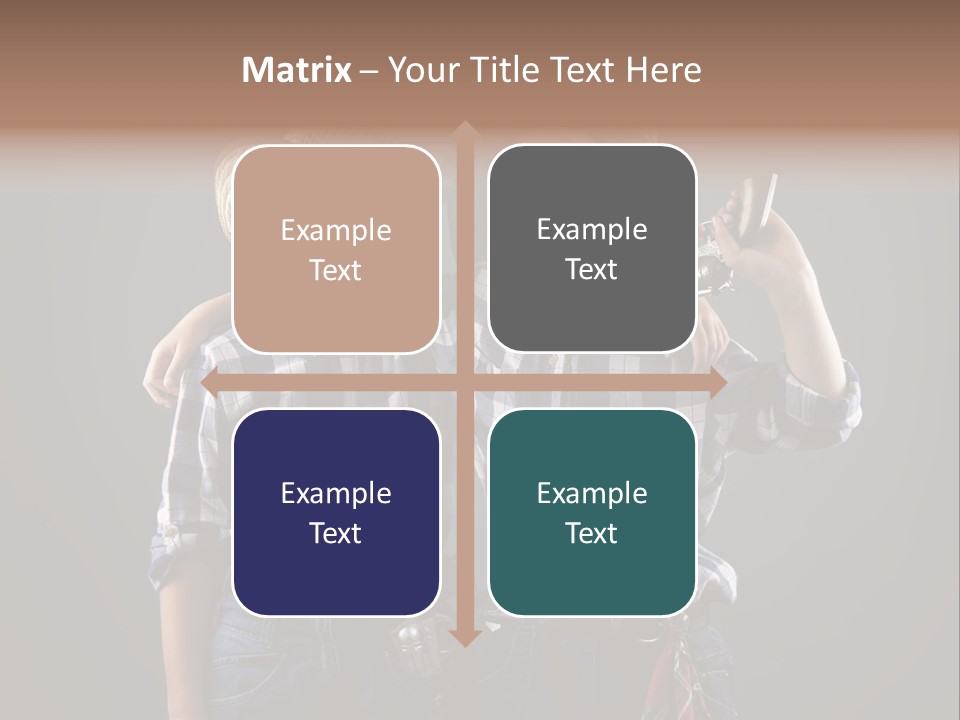 Gun Friendship Style PowerPoint Template