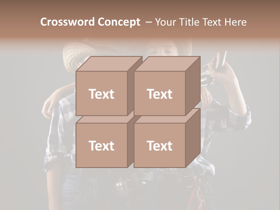 Gun Friendship Style PowerPoint Template