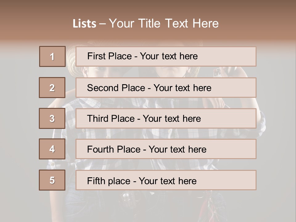 Gun Friendship Style PowerPoint Template