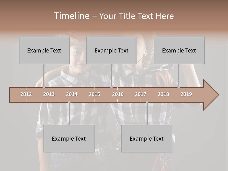 Gun Friendship Style PowerPoint Template