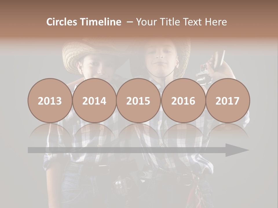 Gun Friendship Style PowerPoint Template