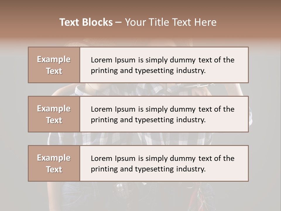 Gun Friendship Style PowerPoint Template