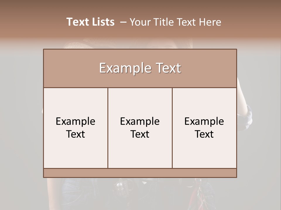 Gun Friendship Style PowerPoint Template