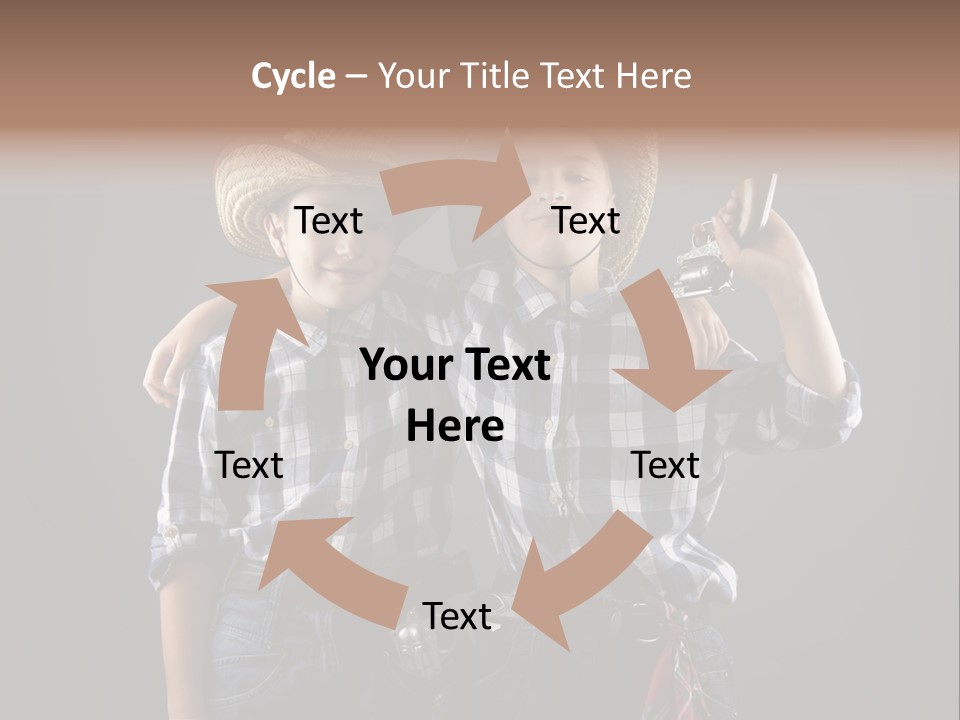 Gun Friendship Style PowerPoint Template