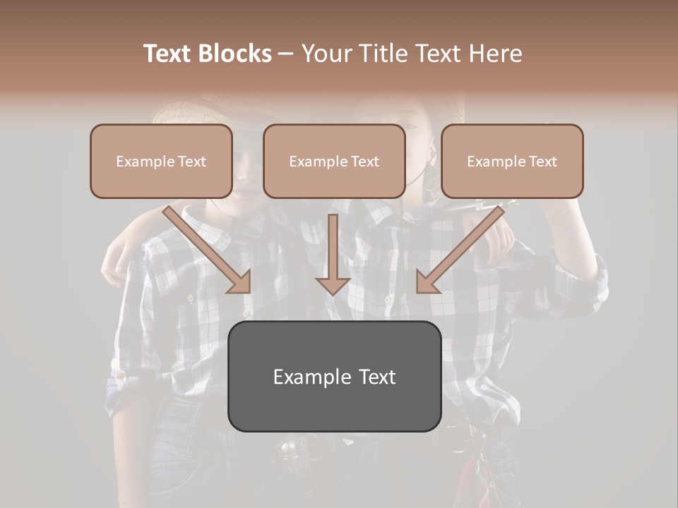 Gun Friendship Style PowerPoint Template