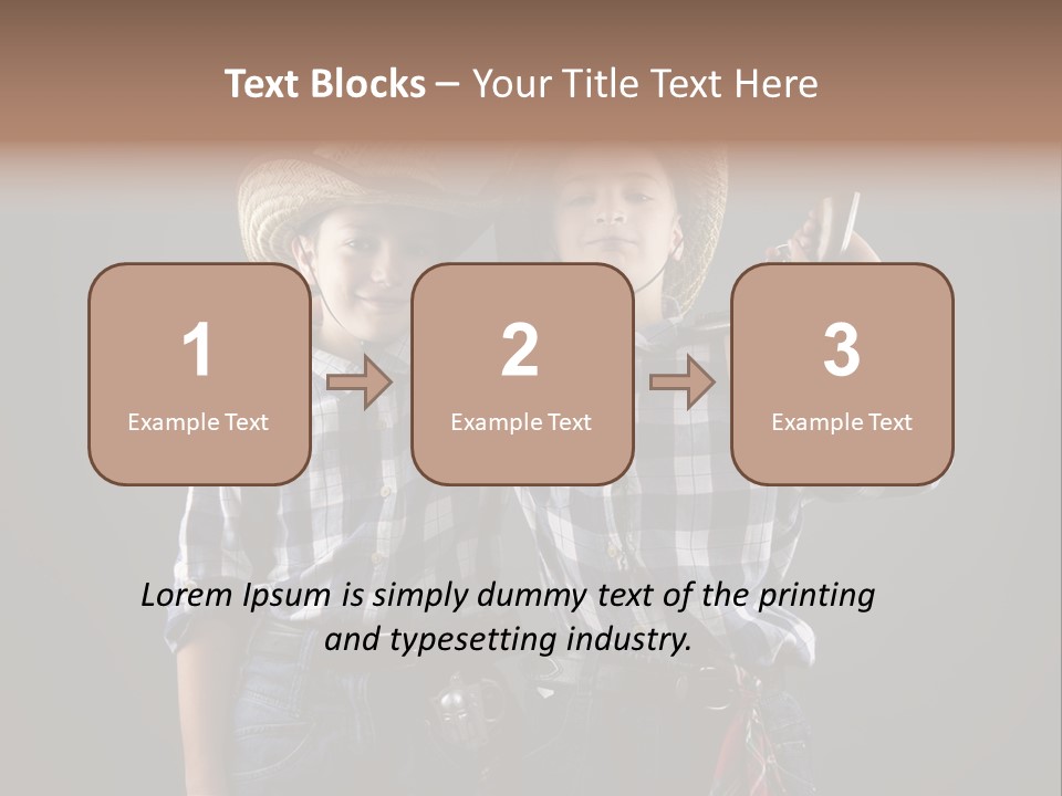 Gun Friendship Style PowerPoint Template