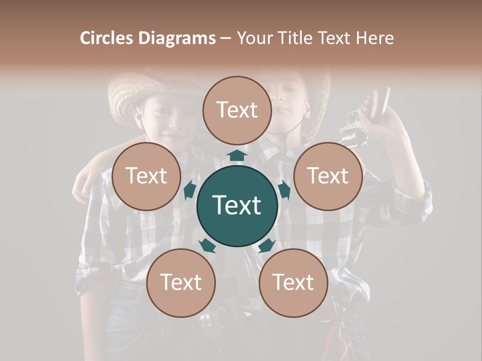 Gun Friendship Style PowerPoint Template