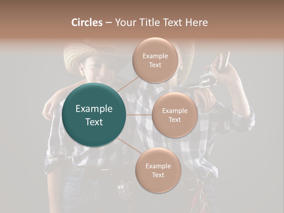 Gun Friendship Style PowerPoint Template