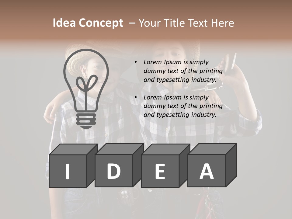 Gun Friendship Style PowerPoint Template