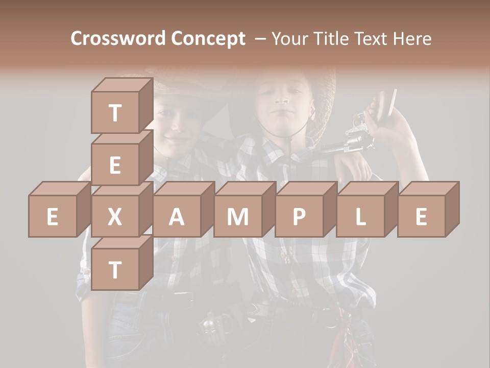 Gun Friendship Style PowerPoint Template