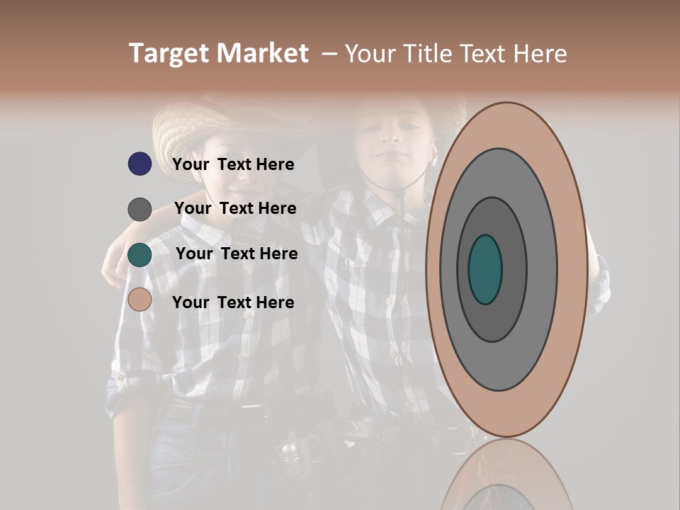 Gun Friendship Style PowerPoint Template