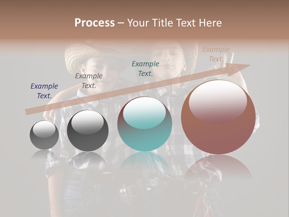 Gun Friendship Style PowerPoint Template