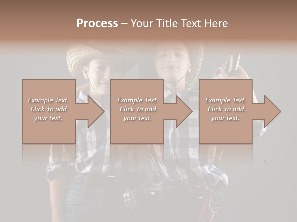 Gun Friendship Style PowerPoint Template