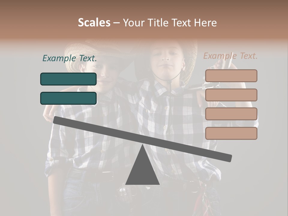 Gun Friendship Style PowerPoint Template