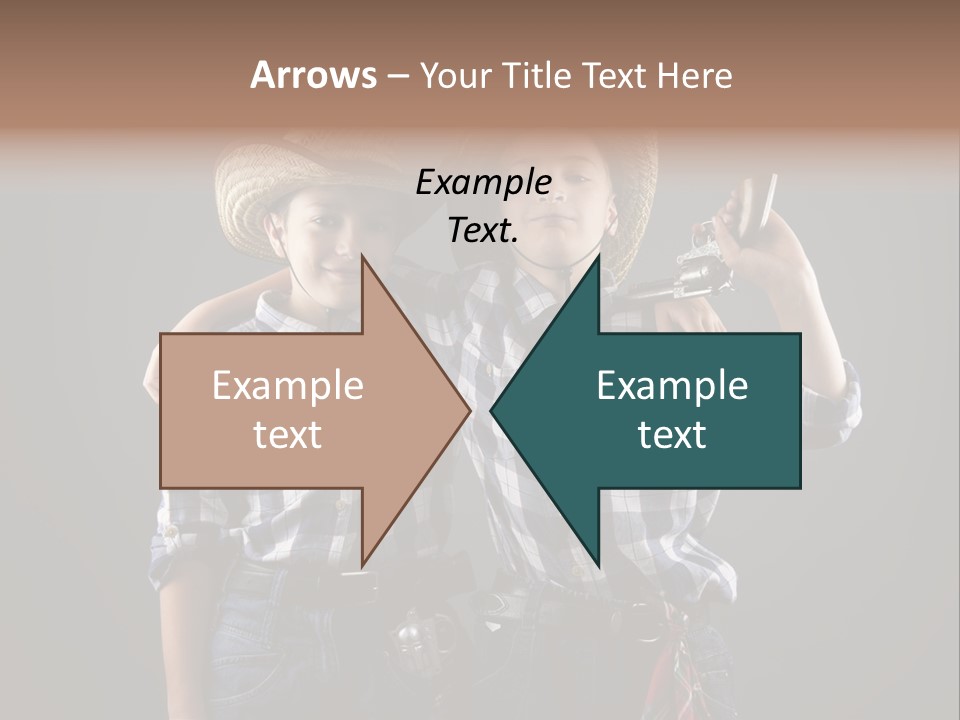 Gun Friendship Style PowerPoint Template