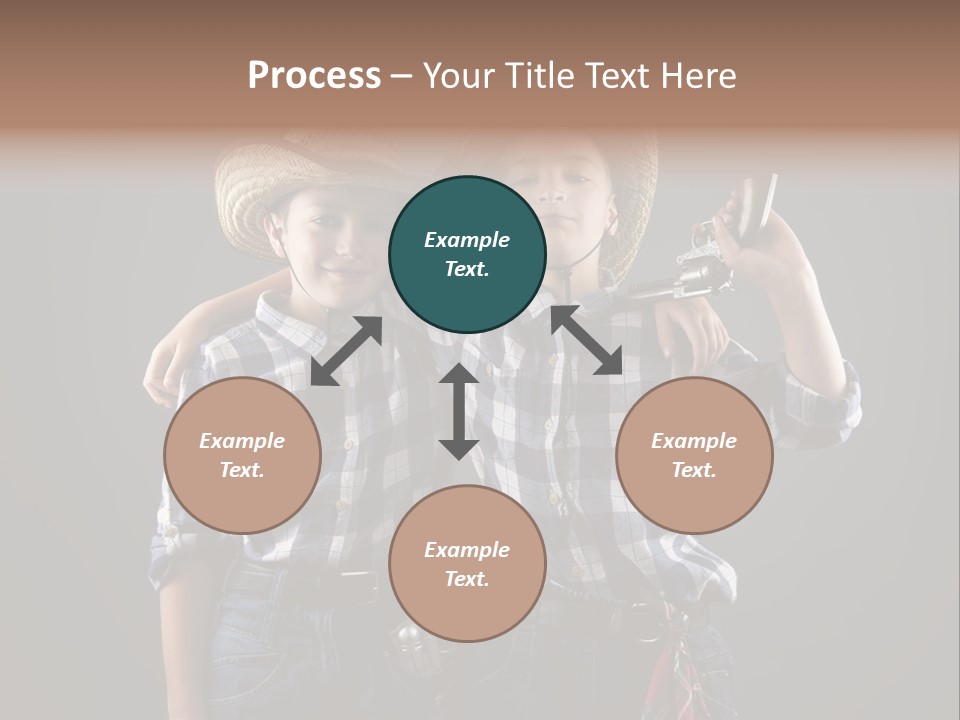 Gun Friendship Style PowerPoint Template