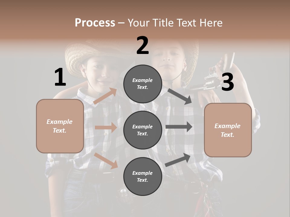 Gun Friendship Style PowerPoint Template