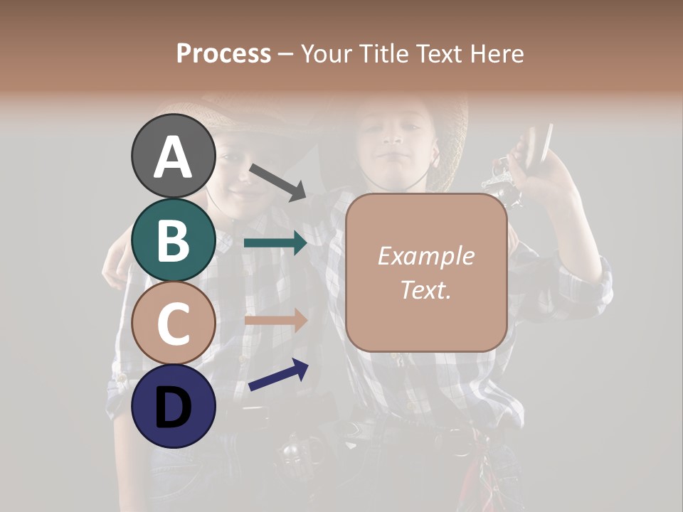 Gun Friendship Style PowerPoint Template