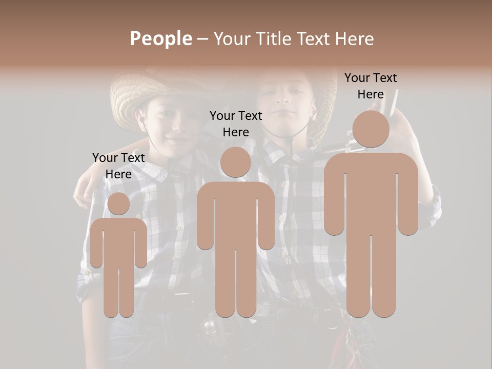 Gun Friendship Style PowerPoint Template