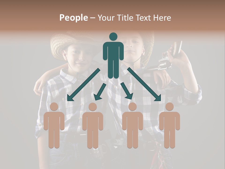 Gun Friendship Style PowerPoint Template