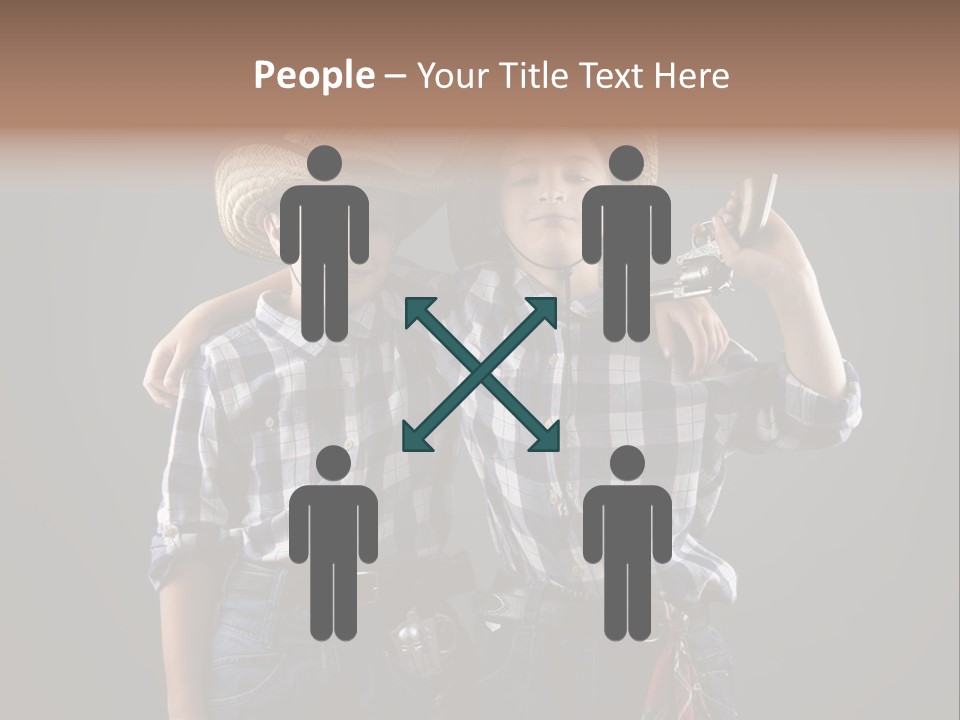 Gun Friendship Style PowerPoint Template