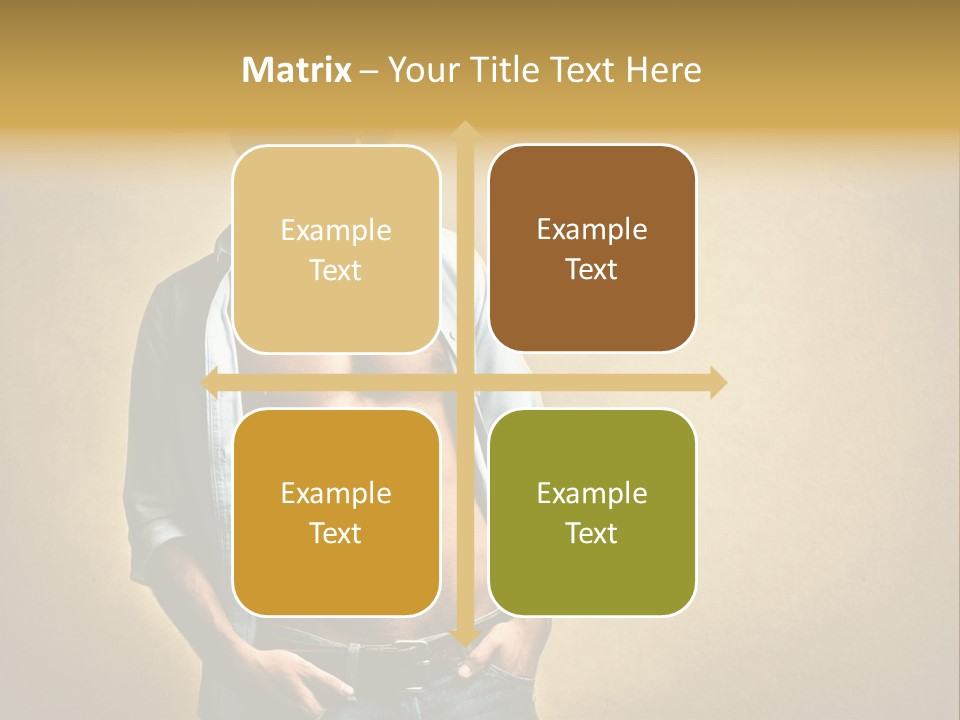 Texture Male Boy PowerPoint Template