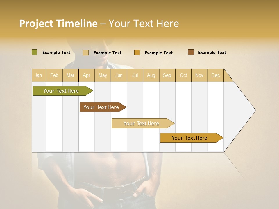 Texture Male Boy PowerPoint Template