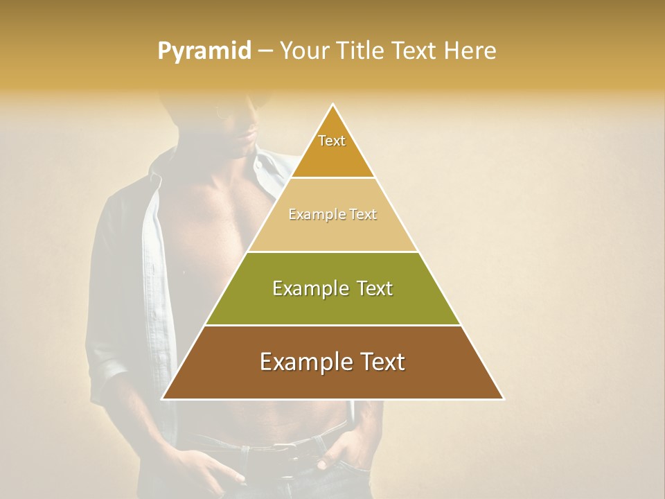 Texture Male Boy PowerPoint Template