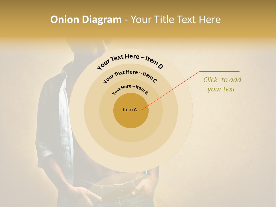 Texture Male Boy PowerPoint Template