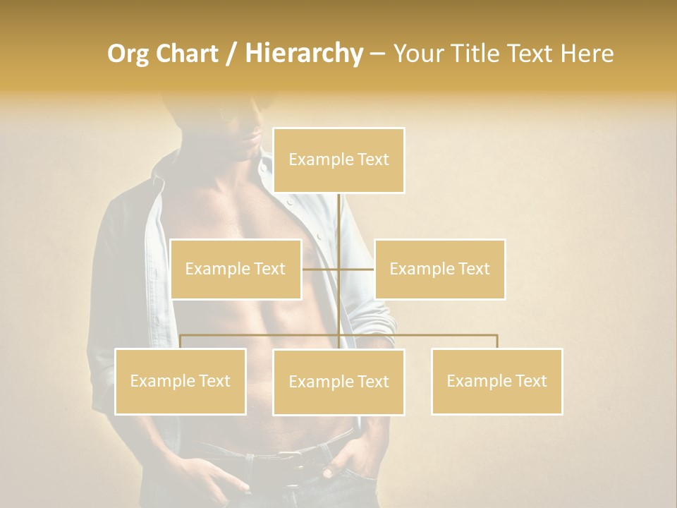 Texture Male Boy PowerPoint Template