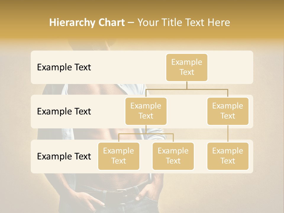 Texture Male Boy PowerPoint Template