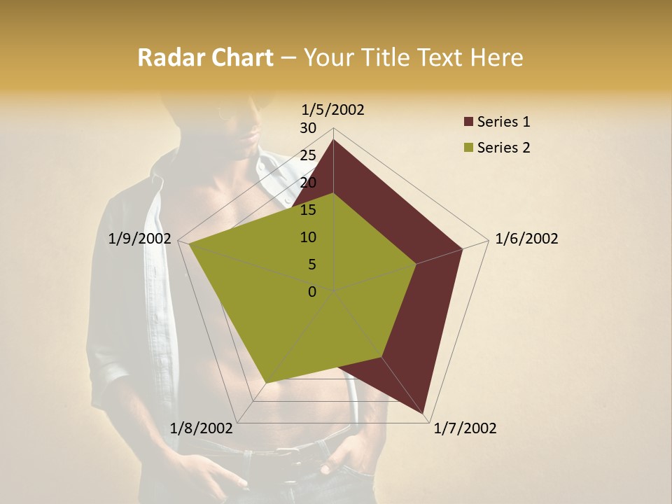 Texture Male Boy PowerPoint Template