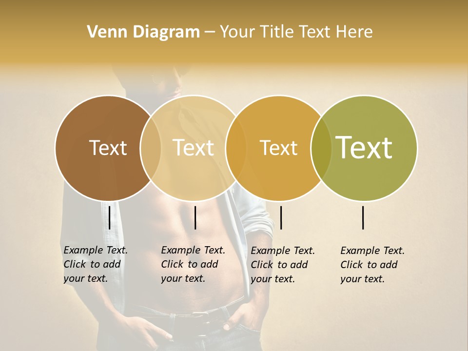 Texture Male Boy PowerPoint Template